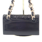 Chanel Quilted Chain Bag Aba121 nl990 Charm Resin Black — view 3