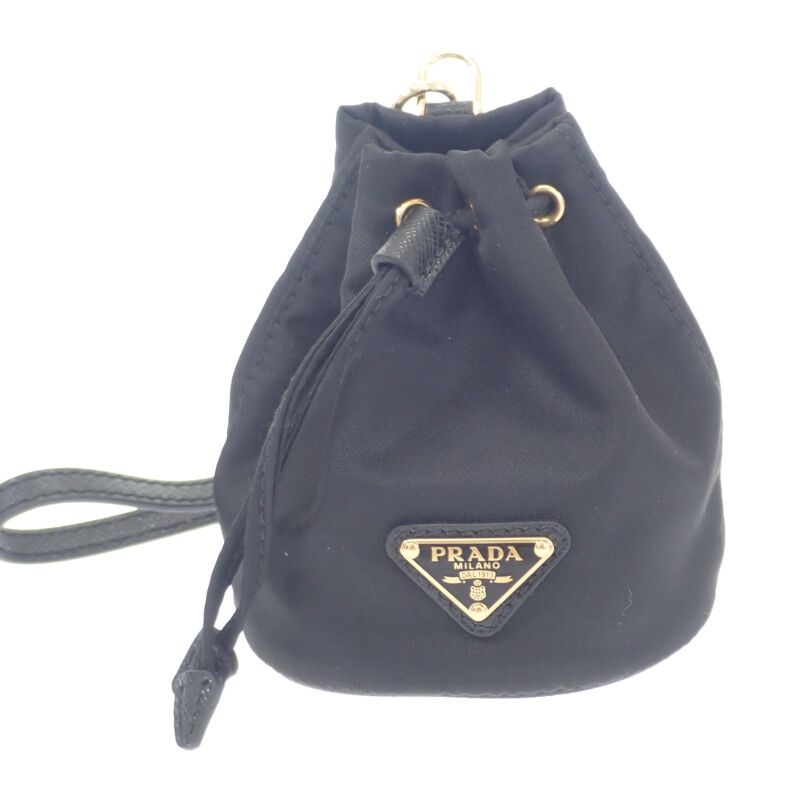 Prada Mini Icon 1 Tt202 2 Dmk f0632 Bag Charm Nylon Black — view 2