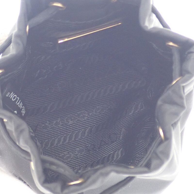Prada Mini Icon 1 Tt202 2 Dmk f0632 Bag Charm Nylon Black — view 5