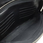Louis Vuitton Taiga Pavel Second Bag Clutch Leather Ardoise Black Silver — view 8