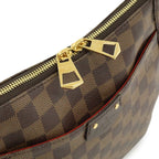 Louis Vuitton Damier South Bank Shoulder Bag Crossbody Fringe Tassel Charm — view 4