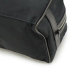 Prada Logo Jacquard Triangle Second Bag Clutch Multi Pouch Nylon Nero — view 3