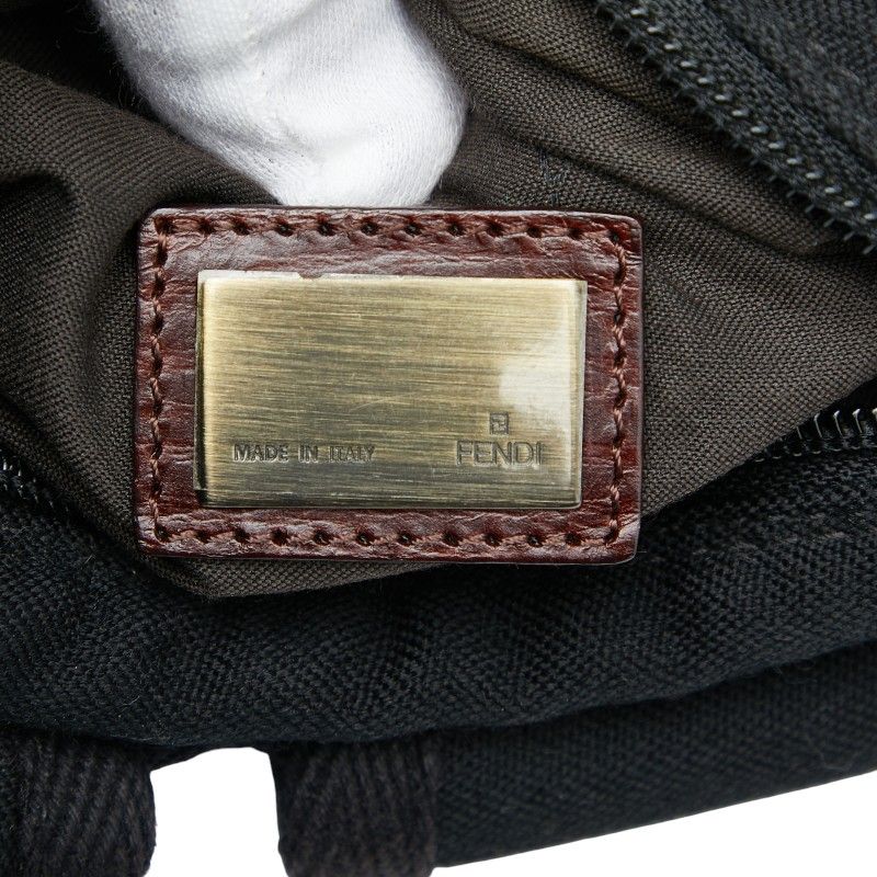 Fendi Zucca 7 Va149 Black Canvas — view 7