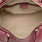 Gucci Soho Interlocking G Mini Boston Bag Handbag Pink Leather — view 4