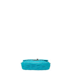 Prada Nappa Gaufre Chain Shoulder Bag Bt0939 Blue Leather — view 3