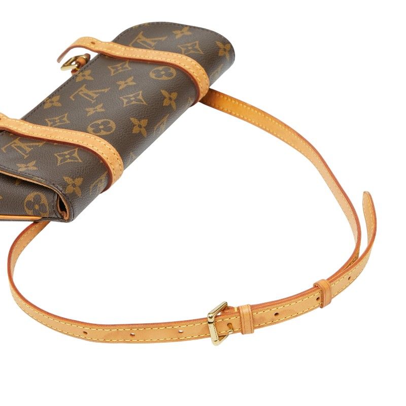 Louis Vuitton Monogram Pochette Marel Waist Bag Body Brown — view 6