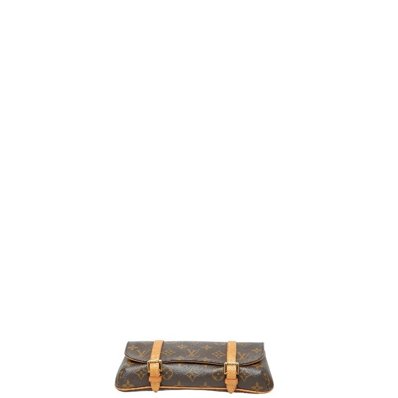 Louis Vuitton Monogram Pochette Marel Waist Bag Body Brown — view 3