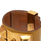 Hermes Collierd Chien Yellow Gold Leather Plated — view 5