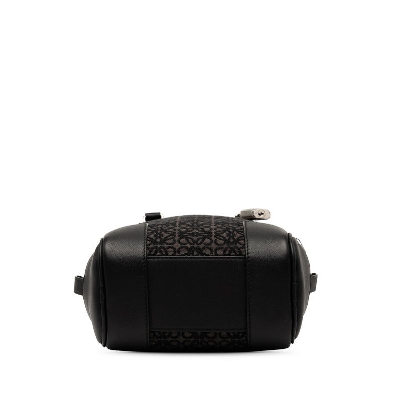 Loewe Anagram Amazona 15 Shoulder Bag 2-Way Black Gray Canvas Leather — view 3