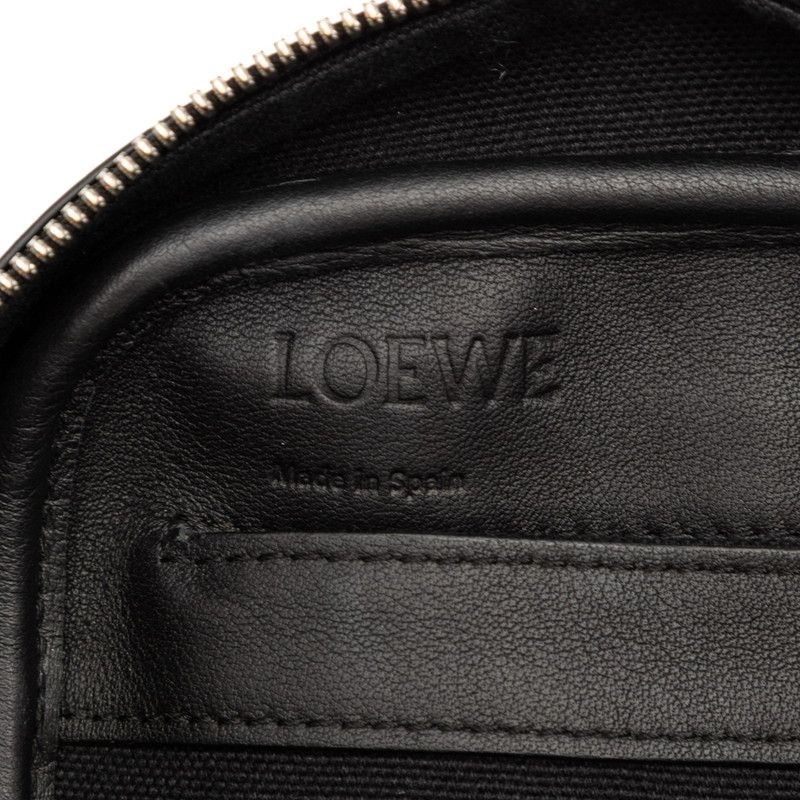 Loewe Anagram Amazona 15 Shoulder Bag 2-Way Black Gray Canvas Leather — view 5