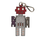 Prada Robot Key Holder Charm Multicolor Leather Metal — view 2