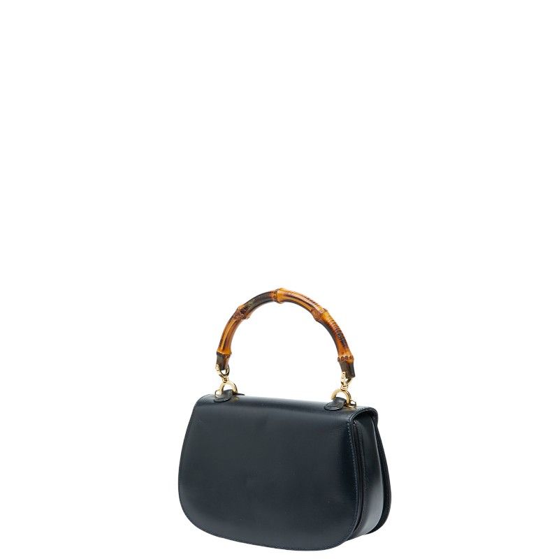 Gucci Bamboo Shoulder Bag 2-Way 000 2046 Black Leather — view 2