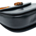 Gucci Bamboo Shoulder Bag 2-Way 000 2046 Black Leather — view 4