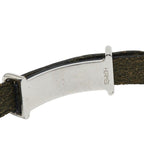 Hermes Api 2 Black Silver Leather Metal Belt — view 5