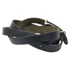 Hermes Api 2 Black Silver Leather Metal Belt — view 3