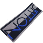 Louis Vuitton Echarpe Horizon Wool Grey Navy Scarf 1320 — view 4