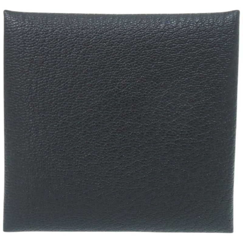 Hermes Bastia Verso Chevre Blue Eau Chien Coin Case Wallet — view 3