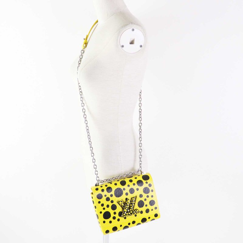 Louis Vuitton Yayoi Kusama Twisted PM Epi Painted Dot Shoulder Bag — view 3