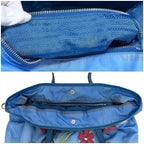 Prada Tote Bag Blue Tessuto 2010 Limited Edition — view 3