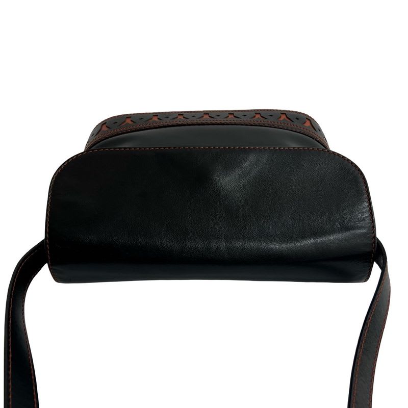 Yves Saint Laurent Punching Cutout Leather