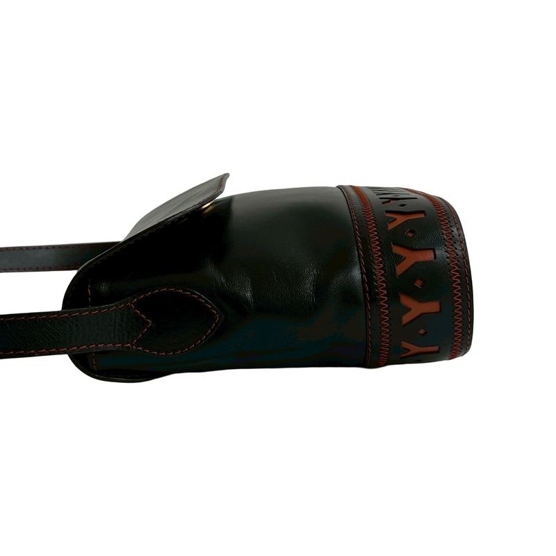 Yves Saint Laurent Punching Cutout Leather