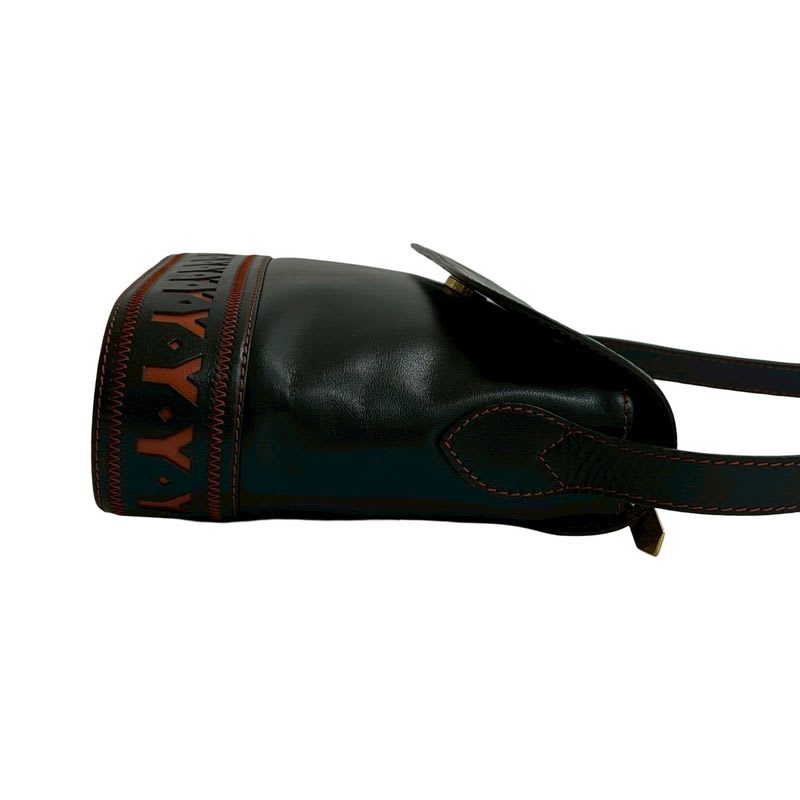 Yves Saint Laurent Punching Cutout Leather
