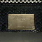 Fendi 2-Way Peekaboo Xlite Fit Bag Navy — view 6