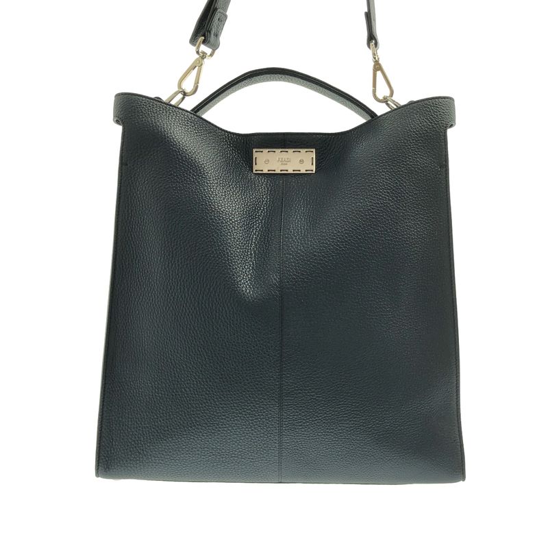 Fendi 2-Way Peekaboo Xlite Fit Bag Navy — view 3