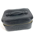 Chanel Handbag CC Coco Logo Caviar Leather Black — view 3