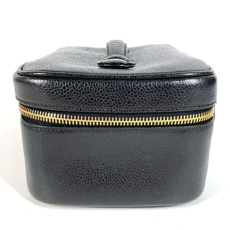 Chanel Handbag CC Coco Logo Caviar Leather Black — view 4