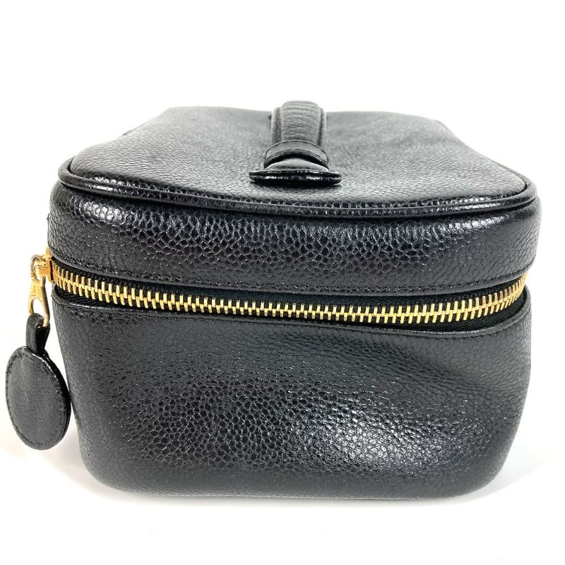 Chanel Handbag CC Coco Logo Caviar Leather Black — view 5