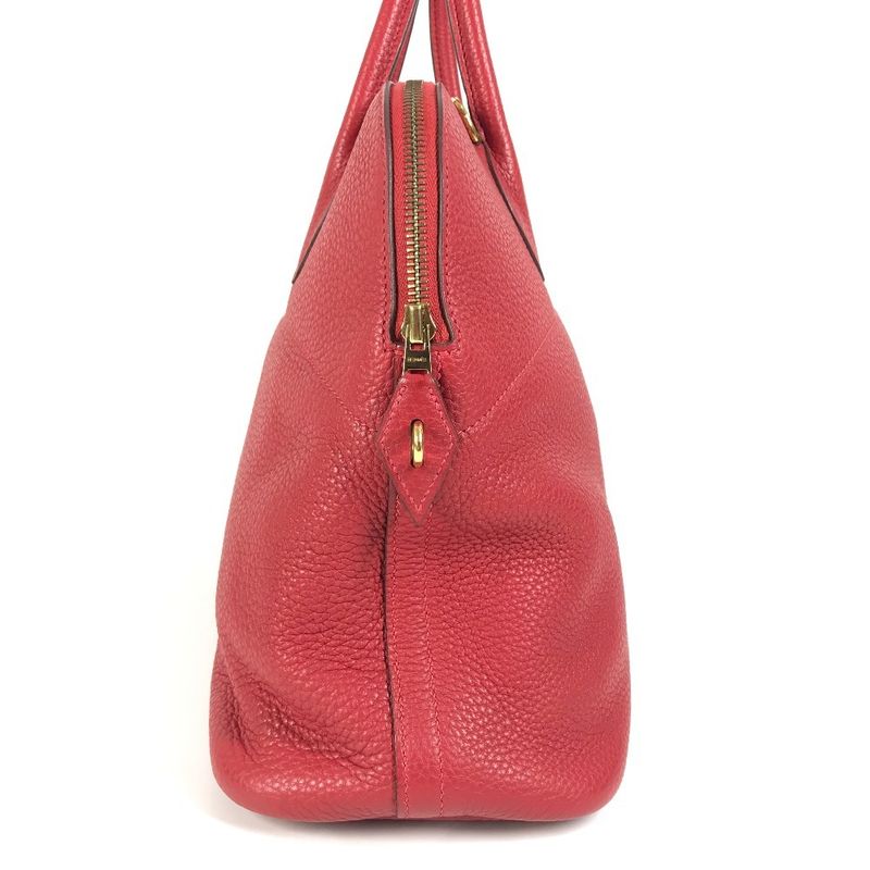 Hermes Bolide 35 Taurillon Cles Mans Rouge Red — view 4