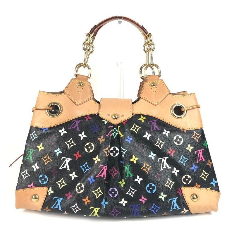 Louis Vuitton Shoulder Bag Ursula Monogram Multicolor Canvas Noir Black — view 4