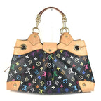 Louis Vuitton Shoulder Bag Ursula Monogram Multicolor Canvas Noir Black — view 4