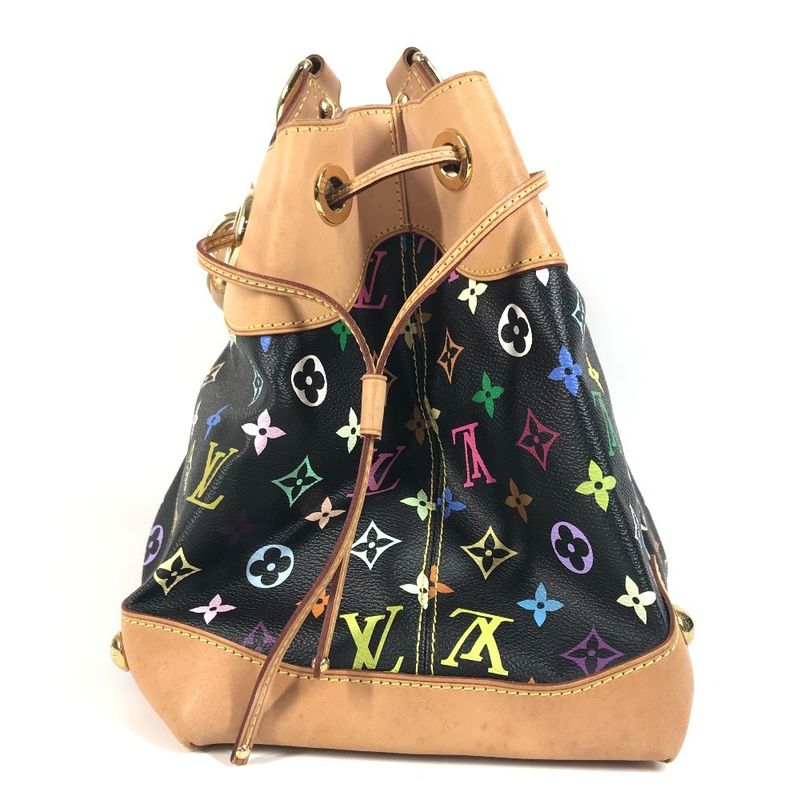 Louis Vuitton Shoulder Bag Ursula Monogram Multicolor Canvas Noir Black — view 5