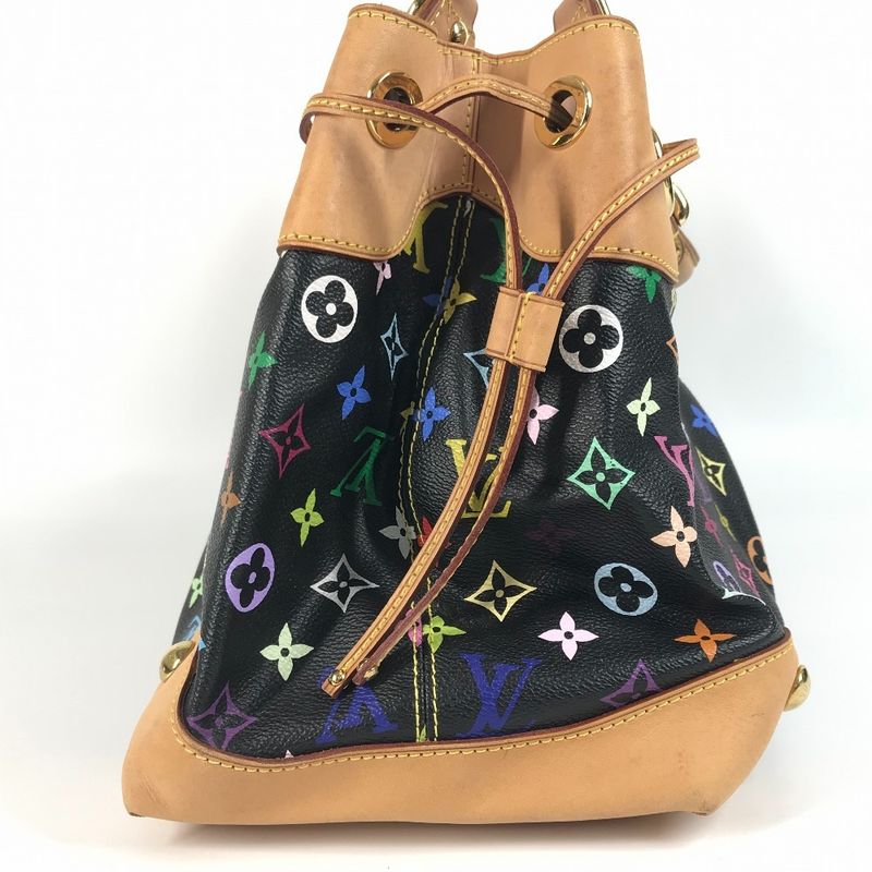 Louis Vuitton Shoulder Bag Ursula Monogram Multicolor Canvas Noir Black — view 6