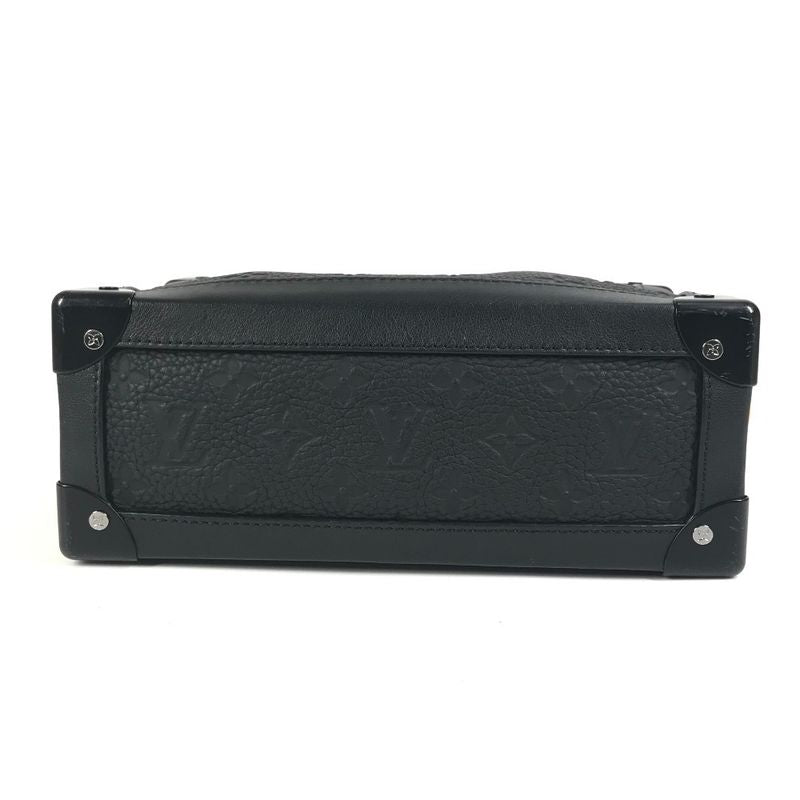 Louis Vuitton Shoulder Bag Soft Trunk Taurillon Leather Noir Black — view 5
