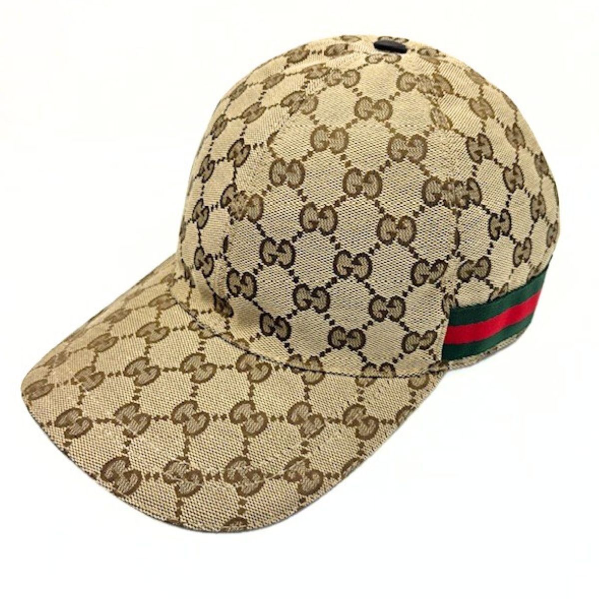 Gucci Web Stripe GG Canvas Baseball Cap Hat — view 4