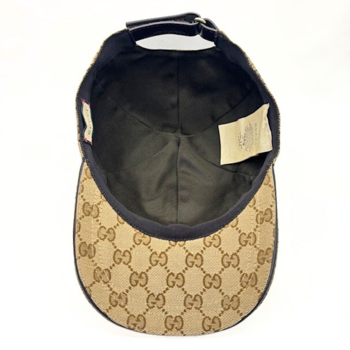 Gucci Web Stripe GG Canvas Baseball Cap Hat — view 9