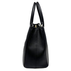 Prada Saffiano Leather 2-Way Bag Handbag Black — view 5