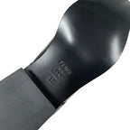 Fendi Boots Short Shoes Patent Black Beige Back Zip — view 8
