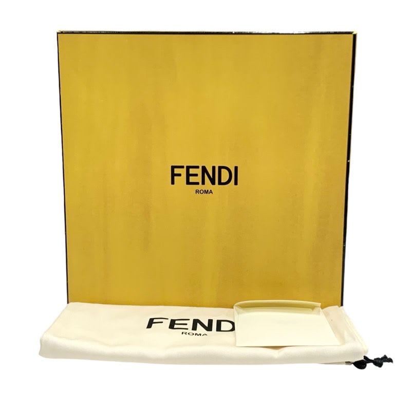Fendi Boots Short Shoes Patent Black Beige Back Zip — view 9