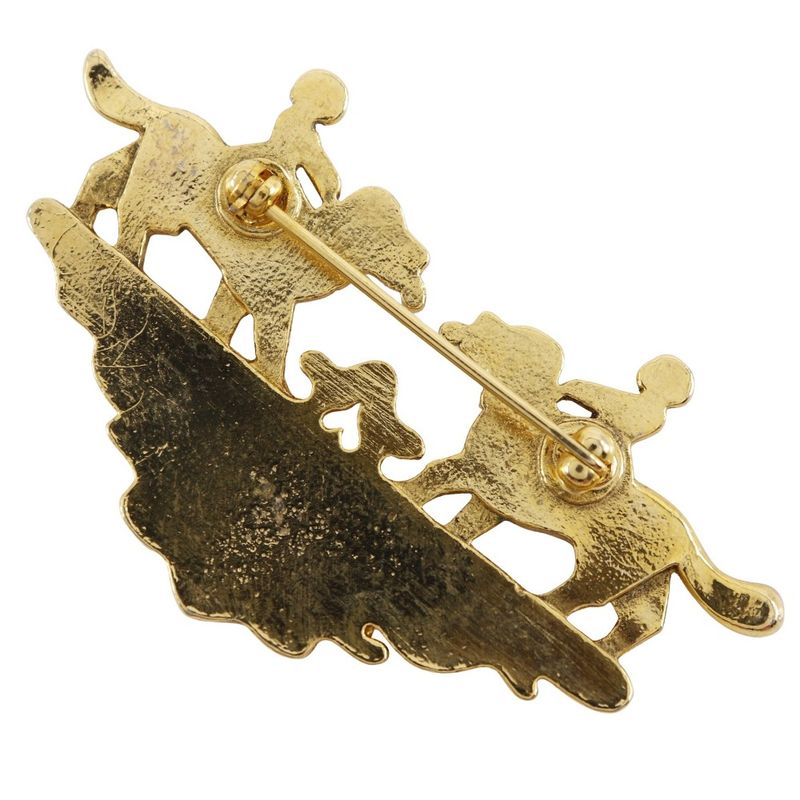 Hermes Girl And Dog Cloisonne & Vintage Ware Gold Plated — view 3