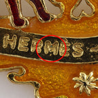Hermes Girl And Dog Cloisonne & Vintage Ware Gold Plated — view 9