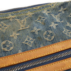 Louis Vuitton Monogram Denim Baggy GM Shoulder Bag Crossbody Long — view 4