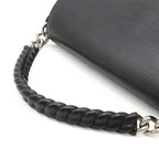 Louis Vuitton Epi Luna Handbag 2-Way Shoulder Bag Noir Black Silver Hardware — view 4