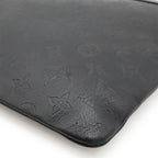 Louis Vuitton Monogram Shadow Pochette Discovery Clutch Bag Second — view 3