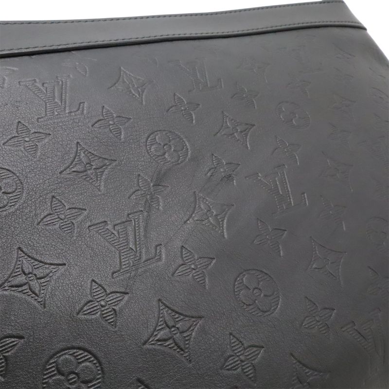 Louis Vuitton Monogram Shadow Pochette Discovery Clutch Bag Second — view 6