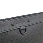 Louis Vuitton Monogram Shadow Pochette Discovery Clutch Bag Second — view 8