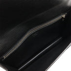 Louis Vuitton Epi Pochette Serie Dragonne Second Bag Noir Black Silver Hardware — view 6